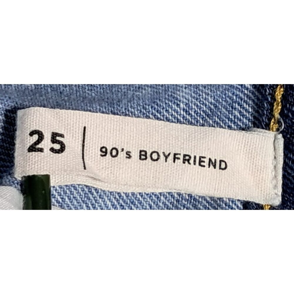 PacSun 90s Boyfriend Jeans Womens Size 25 Blue Two-Tone Denim Vintage - Picture 3 of 14